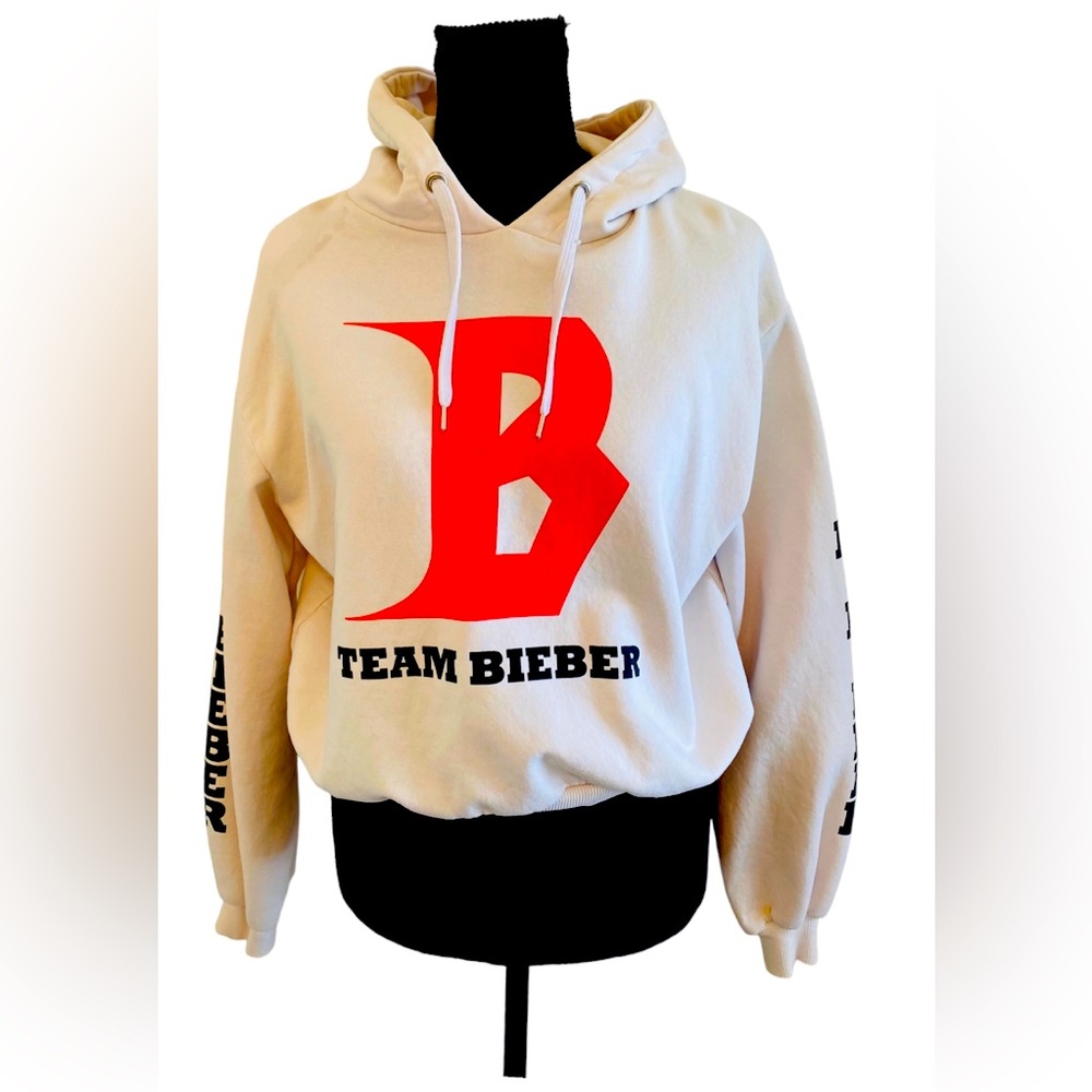 🔥Justin Bieber Hoodie Sweatshirt🔥Size Large 🔥Used